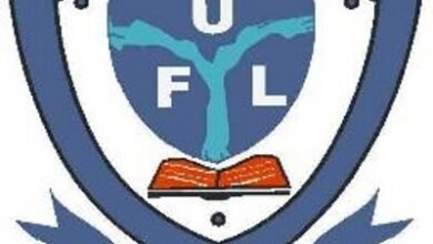 The logo of Federal University Lokoja