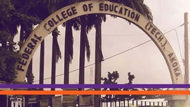 A picture of the Federal College of Education (Technical) Akoka