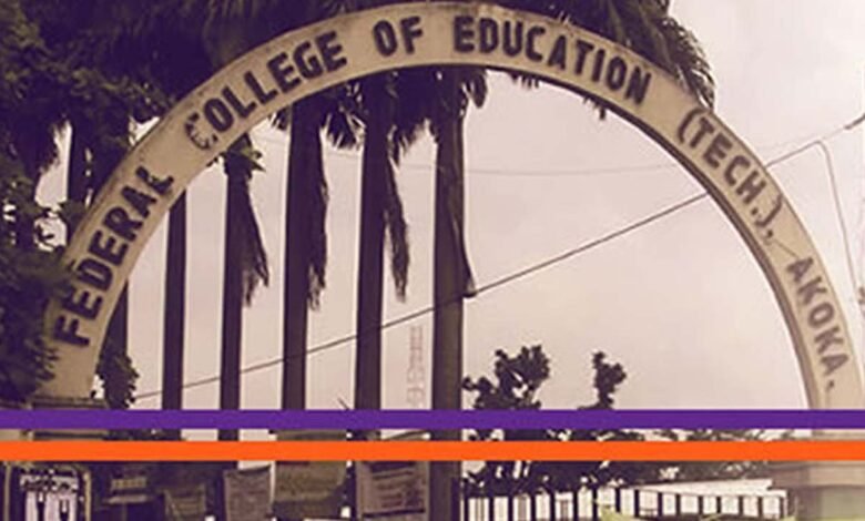 A picture of the Federal College of Education (Technical) Akoka