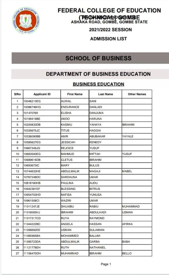 FCET Gombe