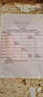 FCE Kano NCE first semester lectures schedule for 2021/2022 academic year