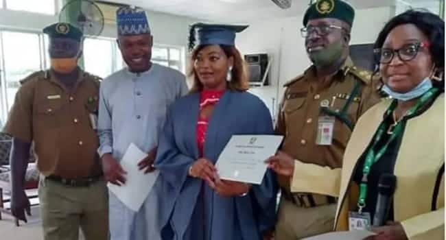 Okike Chinyere: Female Inmate Emerges Best Graduating Student, Bags Degree From NOUN