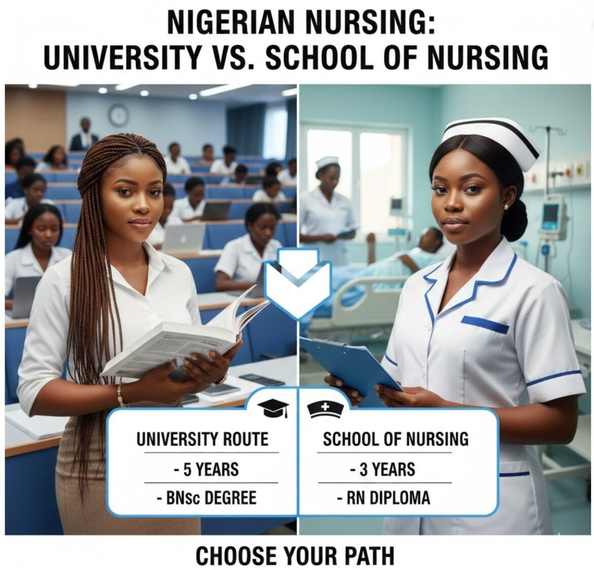 nigeria university vs school of nursing