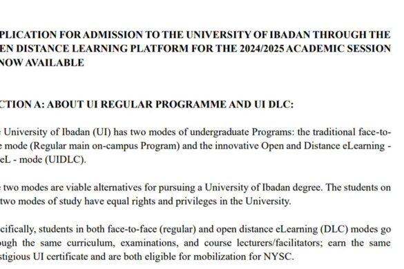 Oau Distance Learning Programme Obafemi Awolowo University (OAU) Guide 2026: Courses, Fees, and ...