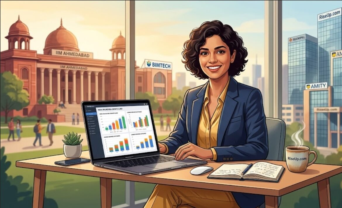 top 10 Online MBA Rankings in India