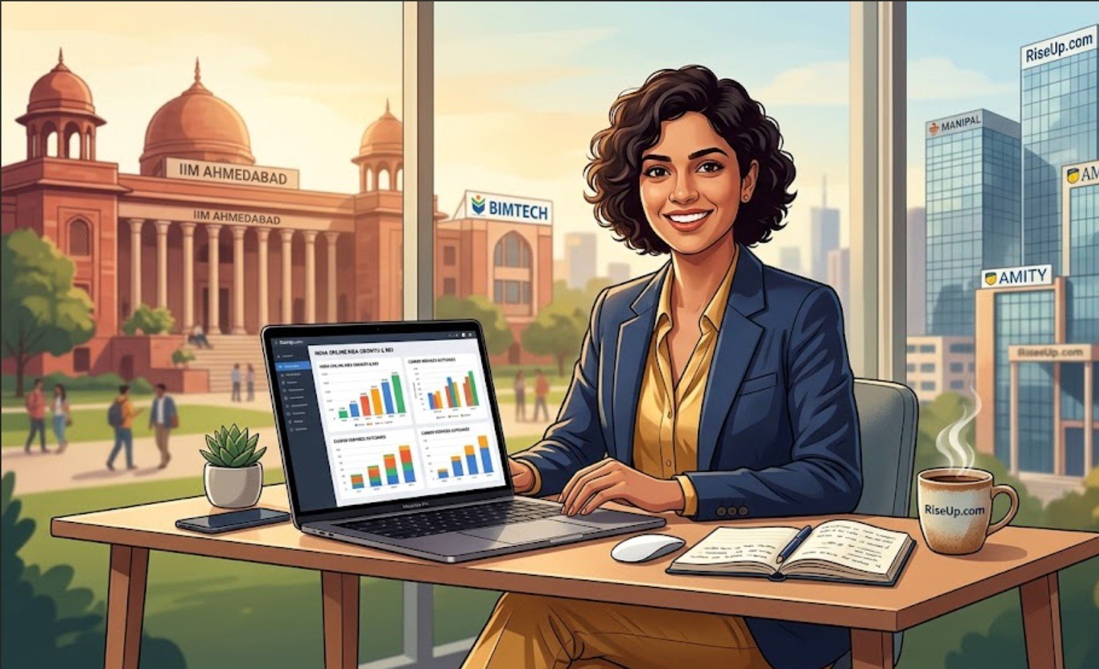 top 10 Online MBA Rankings in India