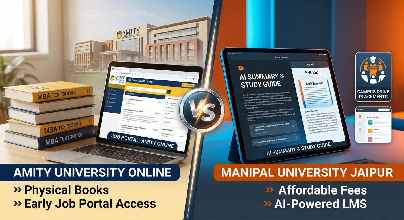 Manipal vs Amity online mba